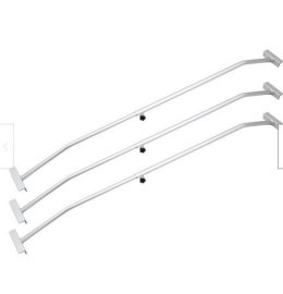 3 WSPORNIKI DO PLANDEKI ALUMINIOWE REGULOWANE 140-210 CM PŁASKIE PRZYCZEPA