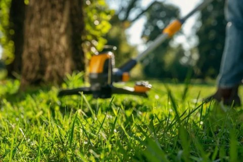 AKUMULATOROWA PODKASZARKA 48V BEZ HAŁASU I SPALIN Z AUTOMATYCZNĄ ŻYŁKĄ AKUMULATOROWA PODKASZARKA 48V BEZ HAŁASU I SPALIN Z AUTOMATYCZNĄ ŻYŁKĄ