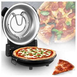 Domowy piec pizza kamień 32cm regulacja temperatury 400°C autentyczny smak