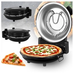 Domowy piec pizza kamień 32cm regulacja temperatury 400°C autentyczny smak