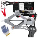 ELEKTRYCZNY PODNOŚNIK SAMOCHODOWY 2T 12V Z PILOTEM WYS. 12-35CM LEKKI 4.3KG
