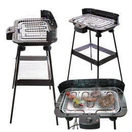 Grill elektryczny bezdymny 2000 w do domu i na balkon duża powierzchnia