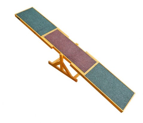 Huśtawka równoważnia pochylnia dla psa 180cm antypoślizgowa drewniana