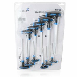 Imbusy typ t 11 elementów stal chromowo-wanadowa wytrzymałe ergonomiczne