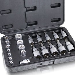 KLUCZE NASADOWE TORX 30 SZTUK