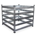 Kompostownik 90x90x93cm stal ocynkowana dużej pojemności