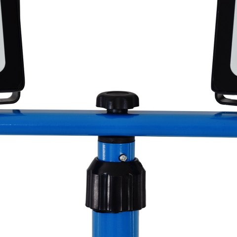 LAMPA ROBOCZA LED 2X50W IP65 STATYW 90-172CM ZIMNE ŚWIATŁO KABEL 3M
