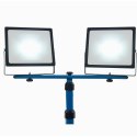 LAMPA ROBOCZA LED 2X50W IP65 STATYW 90-172CM ZIMNE ŚWIATŁO KABEL 3M