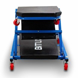 Leżanka Warsztatowa Siedzisko 2w1 Deska warsztatowa Składana Kółka 150kg