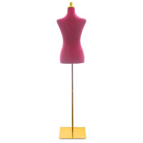 MANEKIN DAMSKI KRAWIECKI BITUXX CIEMNORÓŻOWY REGULOWANY 170-185 CM