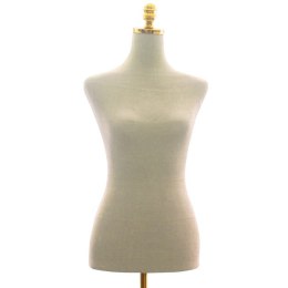 MANEKIN KRAWIECKI DAMSKI BEŻOWY WELUR REGULOWANA WYSOKOŚĆ 170 186 CM