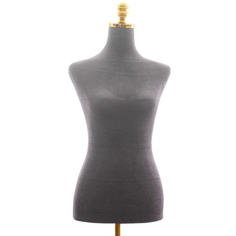 MANEKIN KRAWIECKI DAMSKI SZARY WELUROWY REGULOWANY LEKKI BUTIK STABILNY