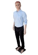 Manekin wystawowy męski pełnopostaciowy 190 cm z głową stabilny