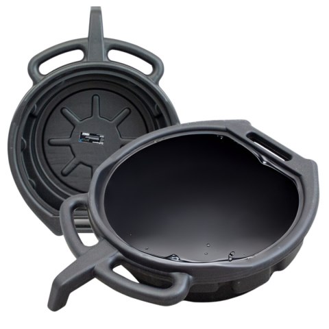 Misa ociekowa 10l z kranem do wymiany oleju bituxx łatwa w czyszczeniu