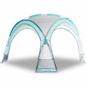 Namiot domek ogrodowy 3.5x3.5m błękitny UV ściany moskitiera