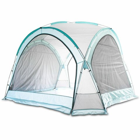 Namiot domek ogrodowy 3.5x3.5m błękitny UV ściany moskitiera