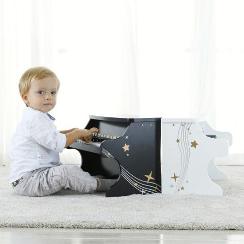 CLASSIC WORLD Drewniane Pianino dla Dzieci + Książeczka do Nauki