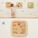 VIGA Drewniana Tablica Manipulacyjna Sensoryczna Gra w Pinball