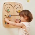 VIGA Drewniana Tablica Manipulacyjna Sensoryczna Labirynt Dotknij i Dopasuj
