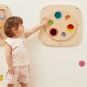 VIGA Drewniana Tablica Manipulacyjna Sensoryczna Mieszanie Kolorów