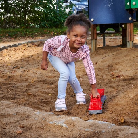 BIG Pociąg Towarowy Wagon z Wywrotką Zabawka do Pasku