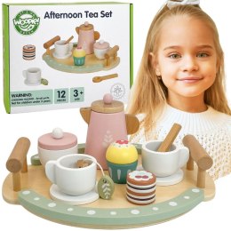 WOOPIE GREEN Drewniany Zestaw do Herbaty i Kawy 12 el. FSC