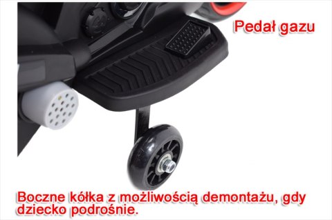 MOTOR ŚCIGACZ POWER 158 - PIERWSZY MOTOREK DLA DZIECKA, MIĘKKIE SIEDZENIE, MIĘKKIE KOŁA EVA/LQ158