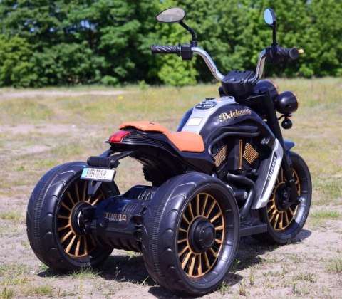 WIELKI MOTOR CHOPPER, MIĘKKIE KOŁA, MIĘKKIE SIEDZENIE/BDL1388