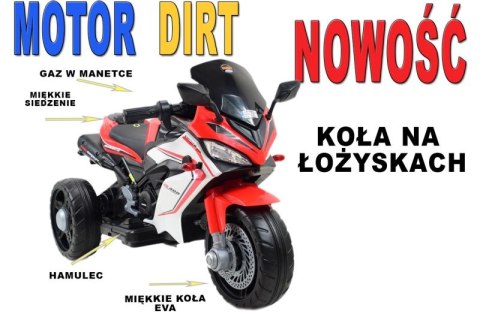 ŚCIGACZ "DIRT" - GAZ W MANETCE, MIĘKKIE KOŁA FULL OPCJA/TK400