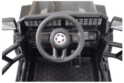 JEEP NA AKUMULATOR "JK OFF ROAD", MIĘKKIE KOŁA, MIĘKKIE SIEDZENIE/LL555