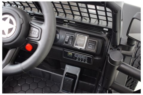 JEEP NA AKUMULATOR "JK OFF ROAD", MIĘKKIE KOŁA, MIĘKKIE SIEDZENIE/LL555