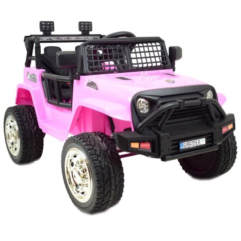 JEEP NA AKUMULATOR "JK OFF ROAD", MIĘKKIE KOŁA, MIĘKKIE SIEDZENIE/LL555