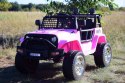 JEEP NA AKUMULATOR "JK OFF ROAD", MIĘKKIE KOŁA, MIĘKKIE SIEDZENIE/LL555