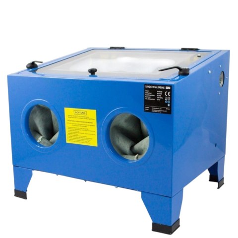 Piaskarka kabinowa 90 l z pistoletem dysze 4 7 mm do kompresora warsztatowa