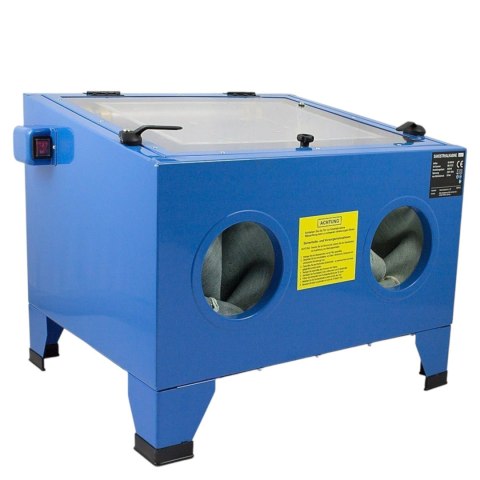 Piaskarka kabinowa 90 l z pistoletem dysze 4 7 mm do kompresora warsztatowa