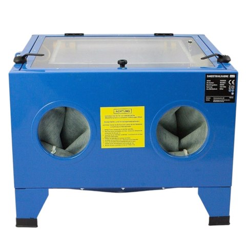 Piaskarka kabinowa 90 l z pistoletem dysze 4 7 mm do kompresora warsztatowa