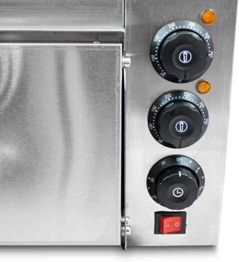 Piec Elektryczny Uniwersalny 2000W do Pizzy Chleba 350°C Kamień Szamotowy