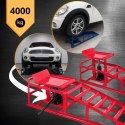 Podnośnik hydrauliczny rampy 2x 2000 kg regulowane auto serwis warsztat