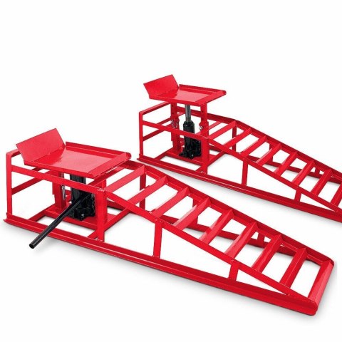 Podnośnik hydrauliczny rampy 2x 2000 kg regulowane auto serwis warsztat