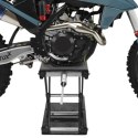 PODNOŚNIK NOŻYCOWY KORBOWY DO MOTOCYKLA 450KG GRAFITOWY