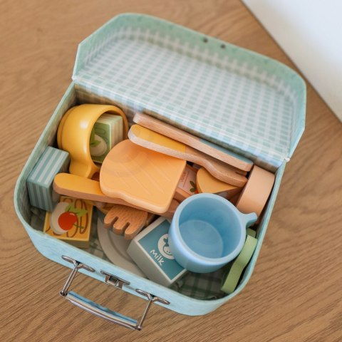 TOOKY TOY Zestaw Piknikowy Owoce do Krojenia Zestaw Śniadaniowy