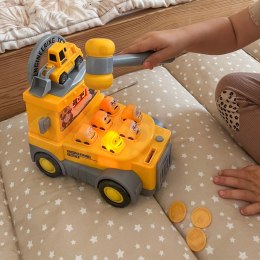 WOOPIE Gra Zręcznościowa Uderz Młotkiem Wbijak Plac Budowy z Akcesoriami