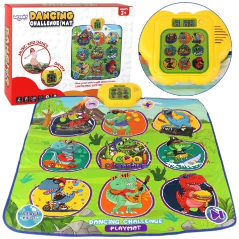 WOOPIE Mata Muzyczna Dinozaury Zręcznościowa Gra Taneczna