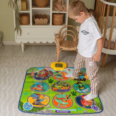 WOOPIE Mata Muzyczna Dinozaury Zręcznościowa Gra Taneczna