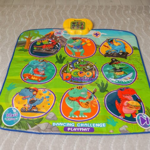 WOOPIE Mata Muzyczna Dinozaury Zręcznościowa Gra Taneczna