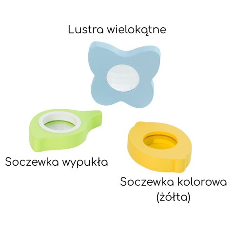 CLASSIC WORLD Eksperymenty Optyczne Zestaw Sensoryczny Trening Zmysłów 16 el.