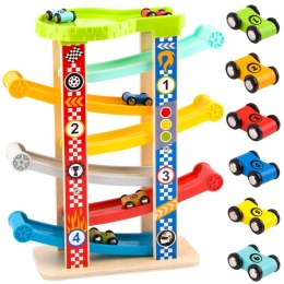 TOOKY TOY Kolorowa Zjeżdżalnia Tor Dla Samochodów
