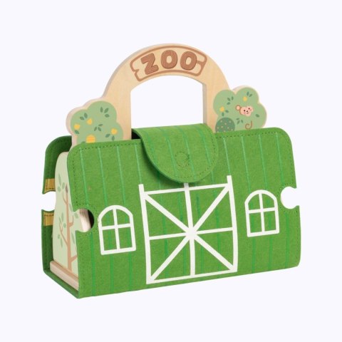 TOOKY TOY Zestaw Mini ZOO Przenośny Zestaw Torba Zwierzęta