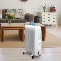 ELEKTRYCZNY GRZEJNIK OLEJOWY BITUXX 2000W BIAŁY REGULACJA TEMPERATURY