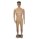 Manekin męski całopostaciowy wystawowy realistyczny cielisty 190 cm m/l